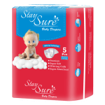 Stay Sure Baby Diaper Sticking type Medium Size - PACK OF 5Pcs - staysure.asia