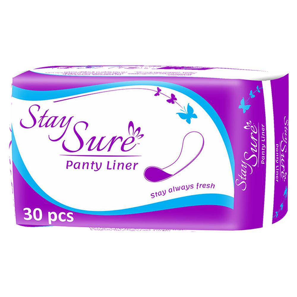 Stay Sure panty liners 4 packs of 30 pcs each - staysure.asia