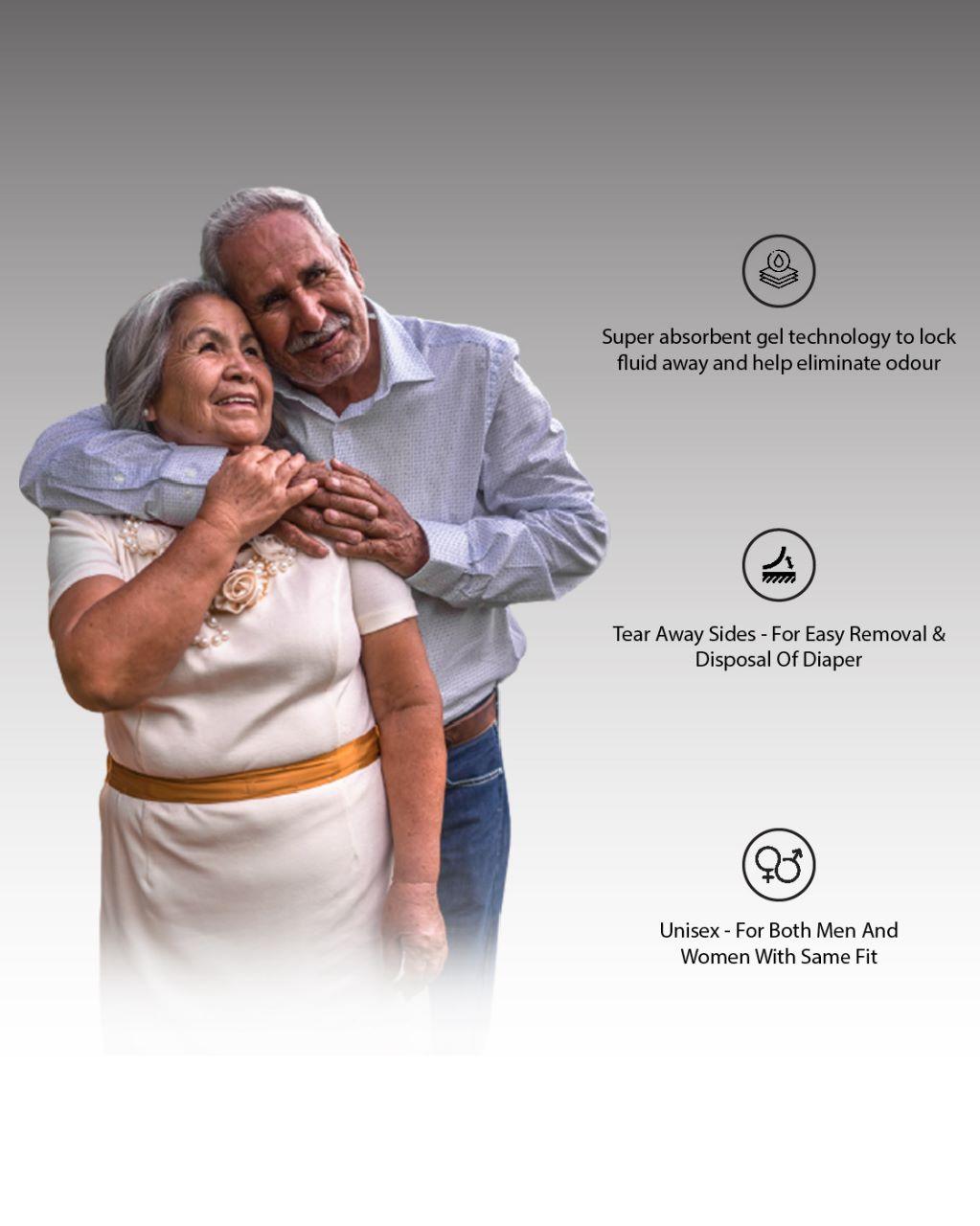 Stay Sure Adult Diaper Pants Medium to Large PACK OF 10 Pcs. - staysure.asia