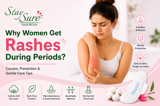 Why women get rashes during periods – causes and prevention with StaySure sanitary pads
