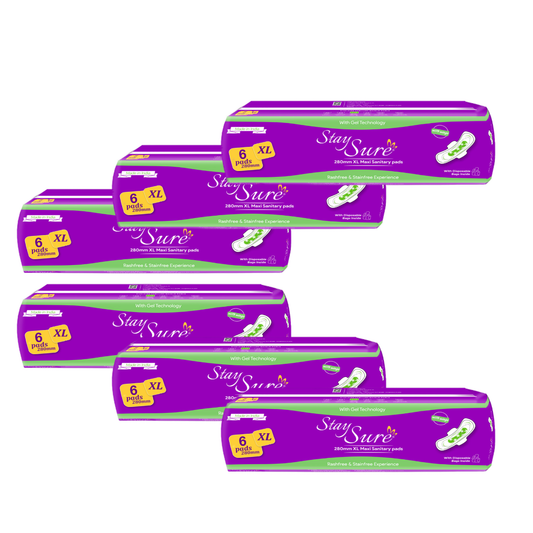 xl absorbent sanitary pads for menstrual hygiene