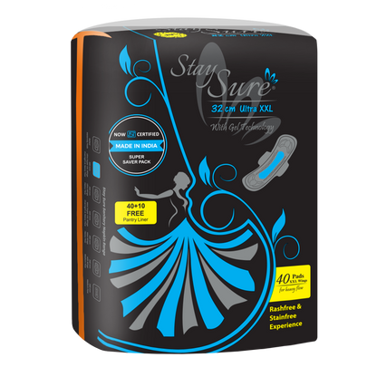 ultra thin sanitary pad xxl ideal for overnight use and heavy flow sanitary napkin