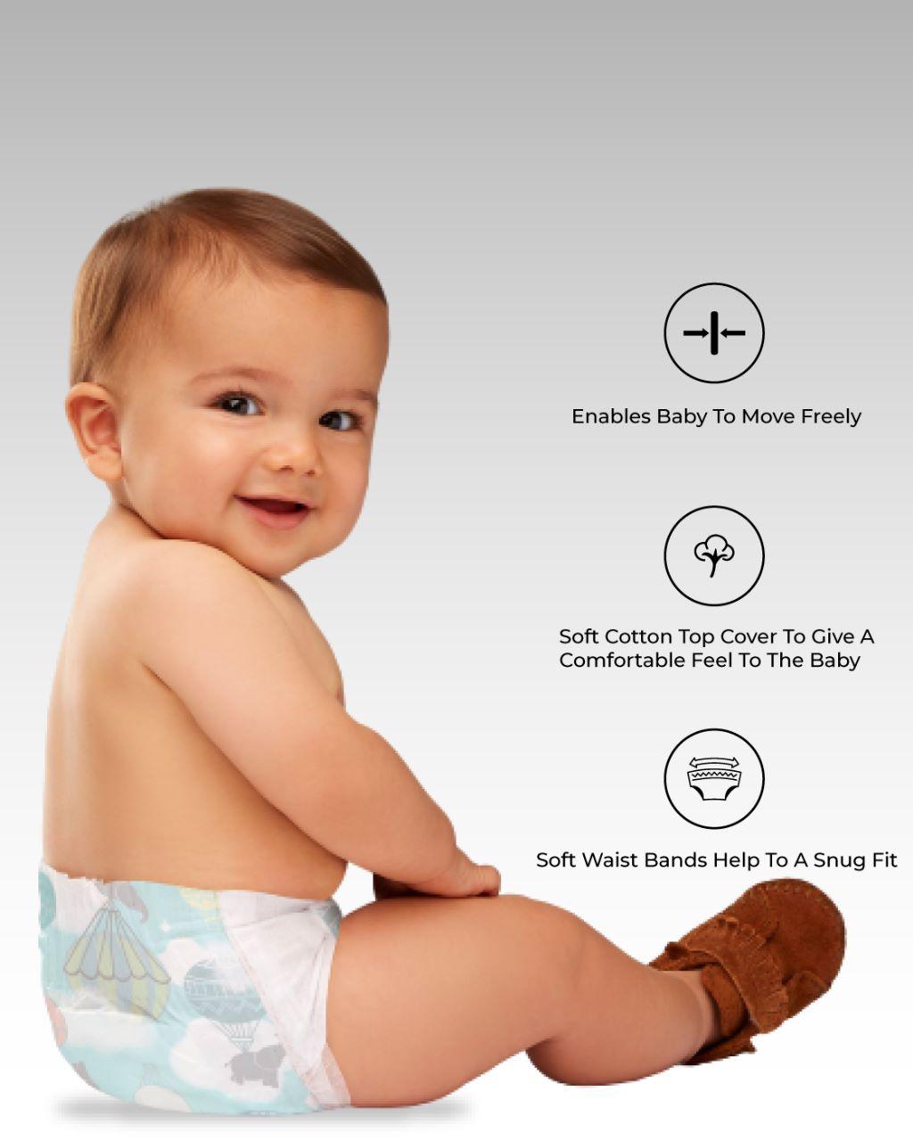 Stay Sure Baby Diaper Large - PACK OF 34 Pcs - staysure.asia
